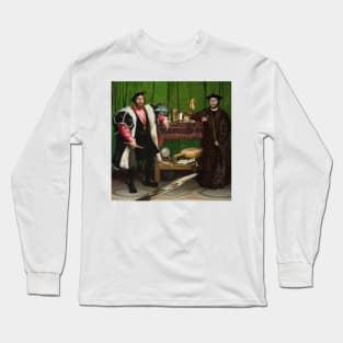 The Ambassadors by Hans Holbein the Younger Long Sleeve T-Shirt